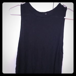 Pink Republic Black Cropped Tank